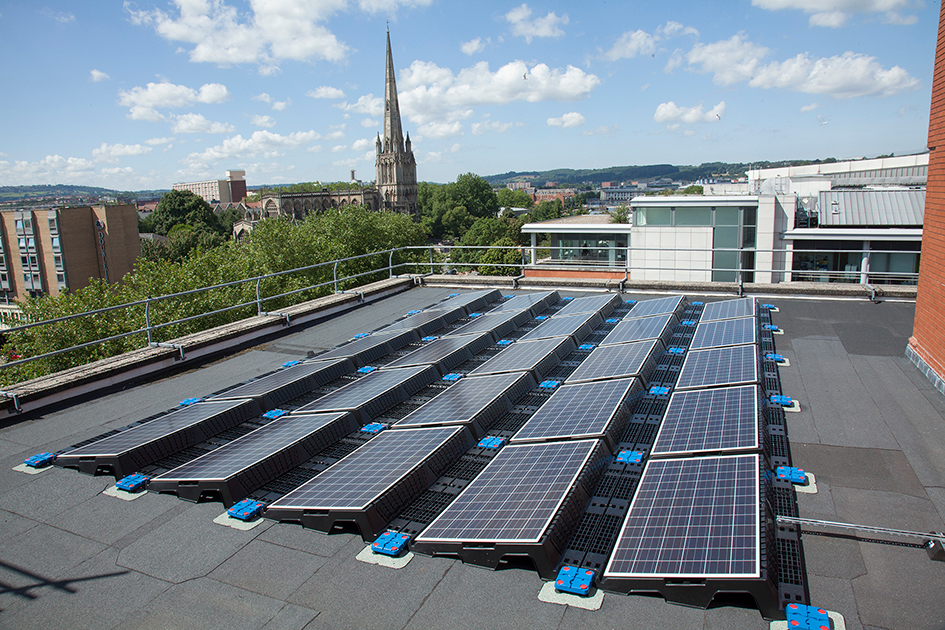 Photo of Solar Panels Temple st