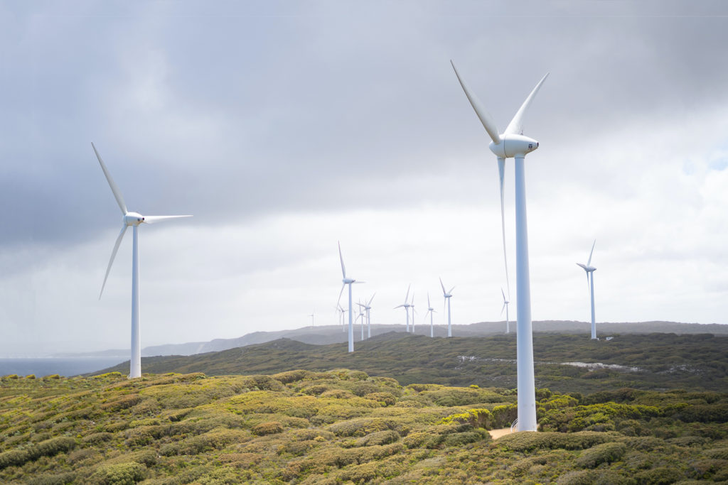 Photo of Wind farm across the countryside