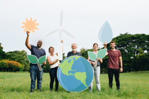 Photograph of a community energy group